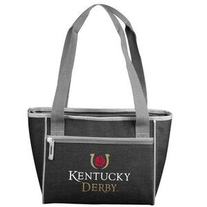 BRAND NEW!! Kentucky Derby Black Rose 16 Can Cooler Tote